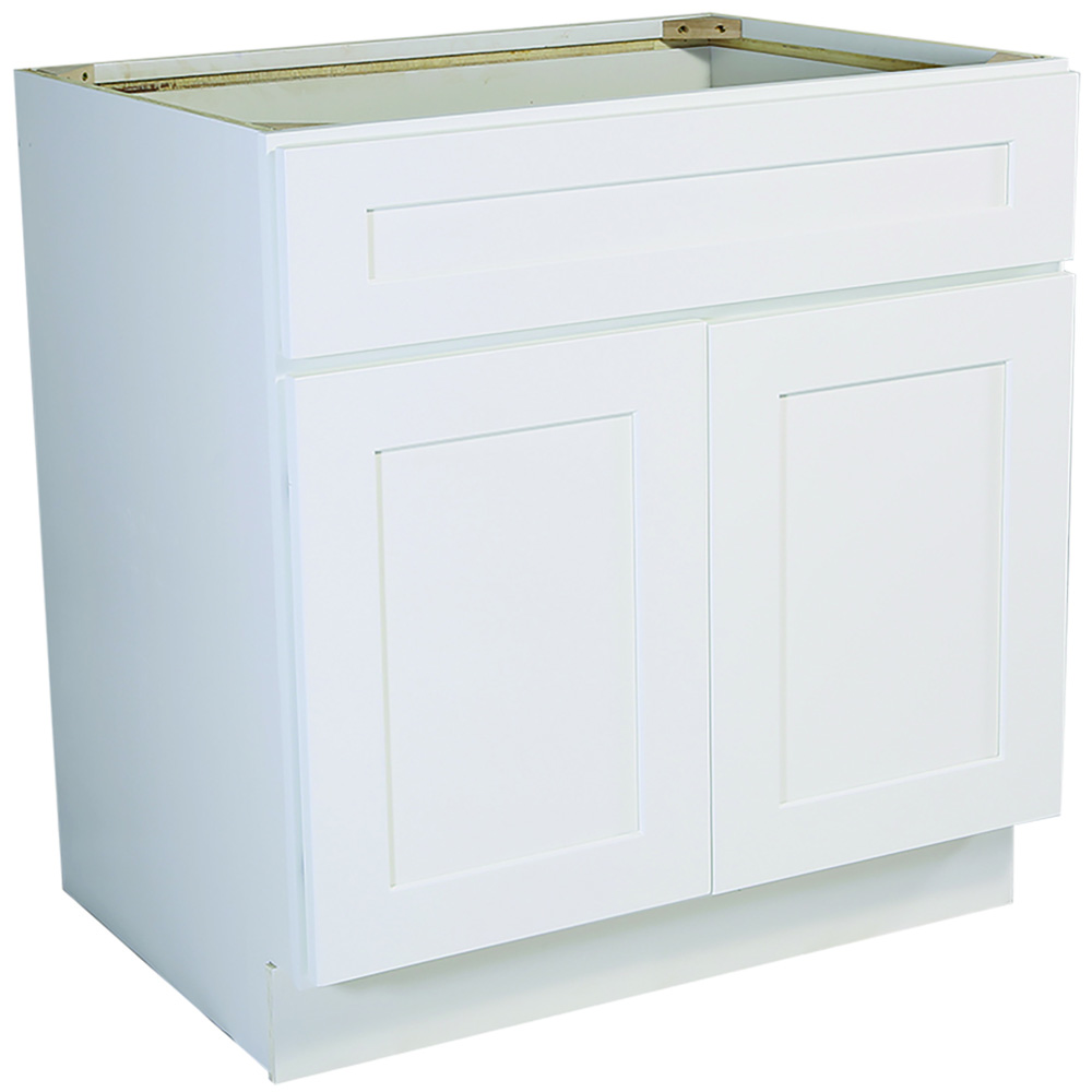 Design House 561506 Brookings 42-Inch Sink Base Cabinet, White Shaker