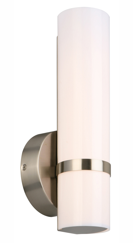 Design House 577734 Fleming 12-Inch LED Bath Bar Light, Satin Nickel