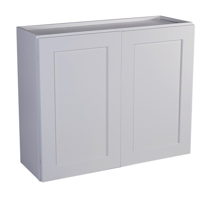 Brookings 33" Fully Assembled Kitchen Wall Cabinet, White Shaker