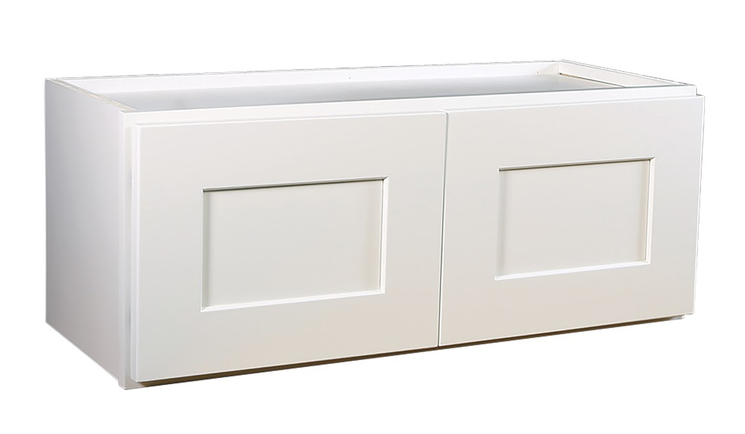 Brookings 30" Fully Assembled Kitchen Corner Wall Cabinet, White Shaker