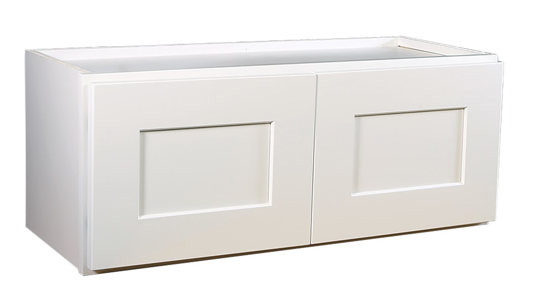 Brookings 30" Fully Assembled Kitchen Corner Wall Cabinet, White Shaker