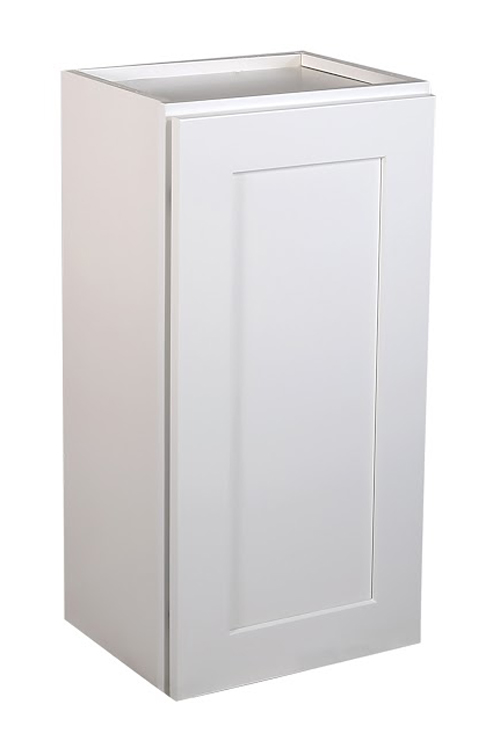 Brookings 18" Fully Assembled Kitchen Wall Cabinet, White Shaker