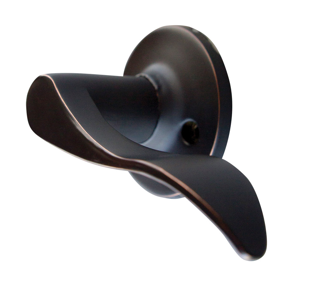 Design House 727974 Stratford Right Hand Dummy Door Lever, Oil Rubbed Bronze