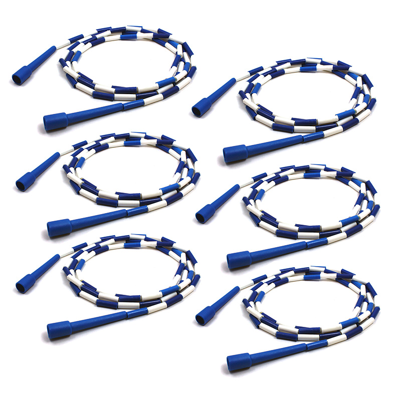 Segmented Plastic Jump Rope, 9', Pack of 6