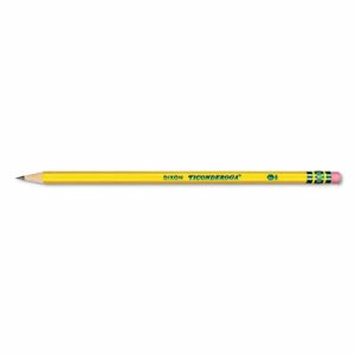 Wood-Cased Pencils, #2 HB Soft, Pre-Sharpened, Yellow, 12 Ct
