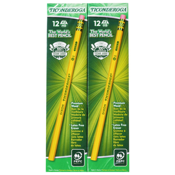 No. 2 Pencils, Unsharpened, Pack of 96