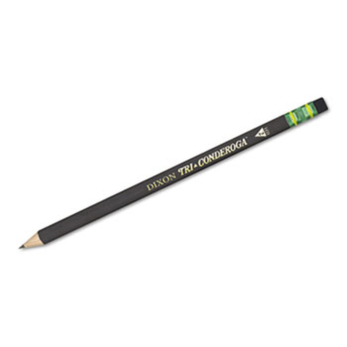 Tri-Conderoga 3-Sided Pencils with Sharpener, Pack of 12