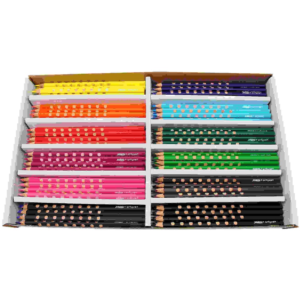 Groove Slim 3.3mm Colored Pencils, 144 Per Pack