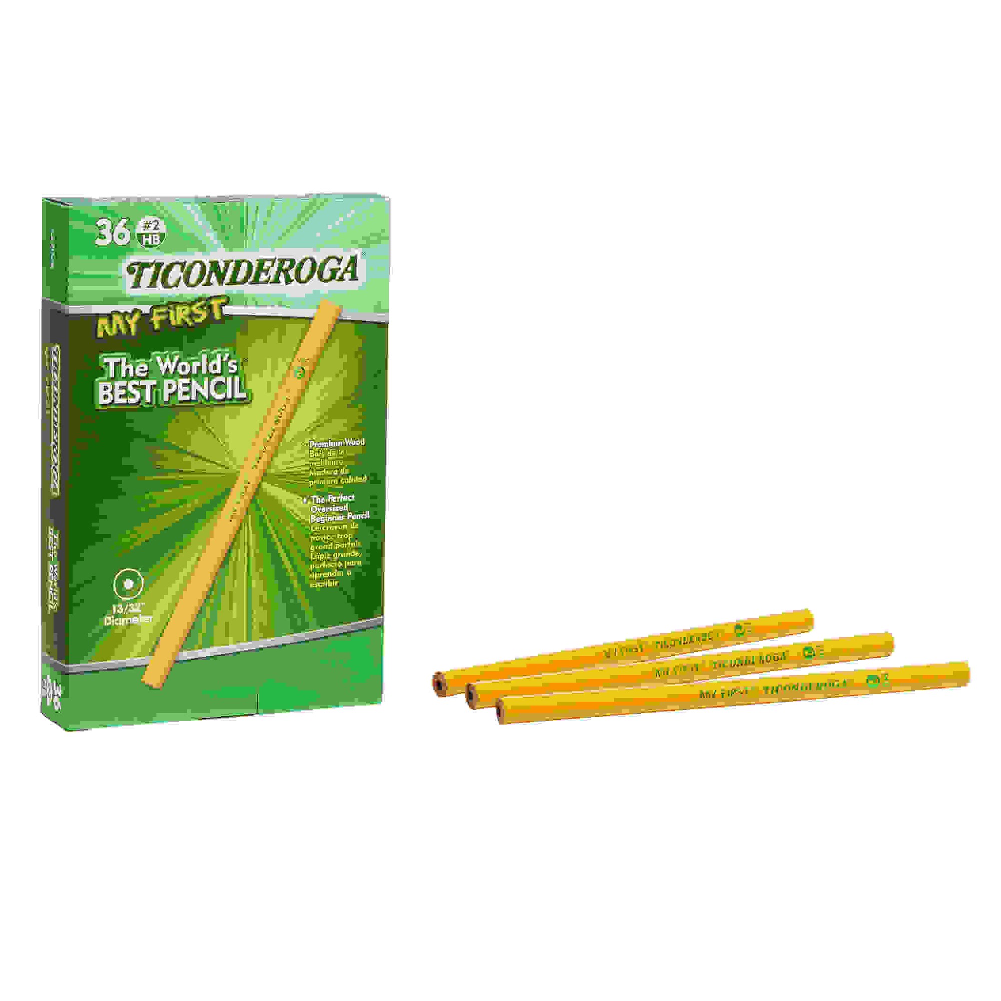 My First Ticonderoga Pencil without Eraser, 36 Count
