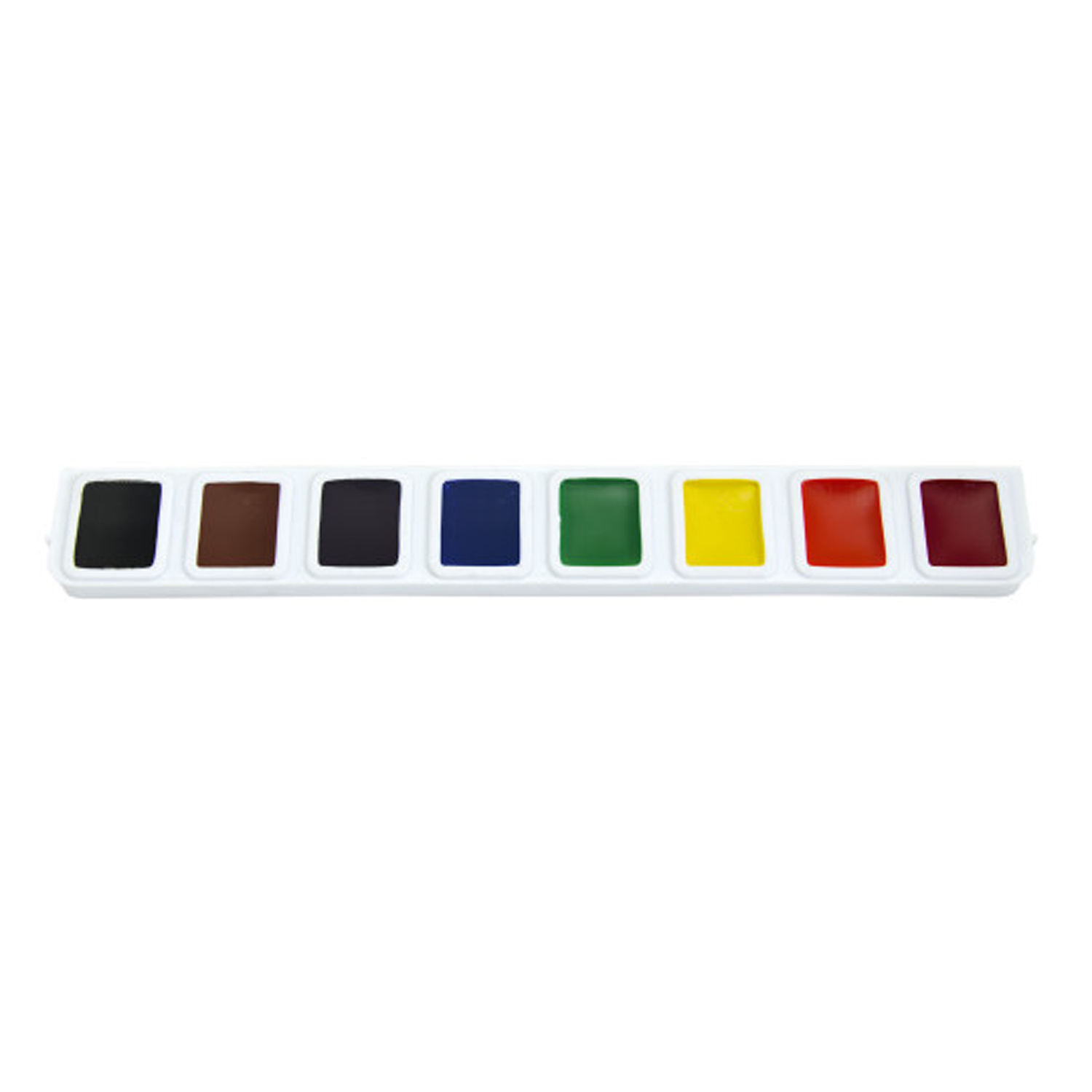 Half Pan Watercolor Refill Tray, 8 Colors, 3 Trays