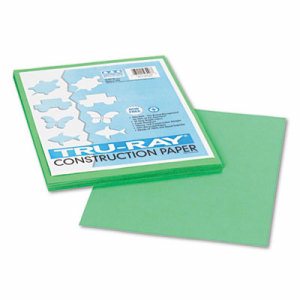Construction Paper, Festive Green, 9" x 12", 50 Sheets