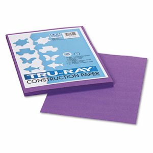 Construction Paper, Violet, 9" x 12", 50 Sheets