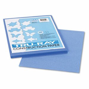 Construction Paper, Blue, 9" x 12", 50 Sheets