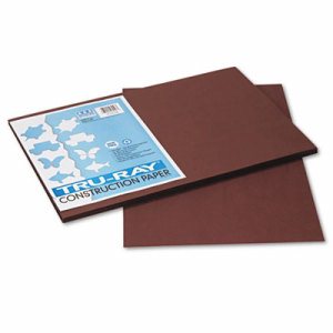 Construction Paper, Dark Brown, 12" x 18", 50 Sheets