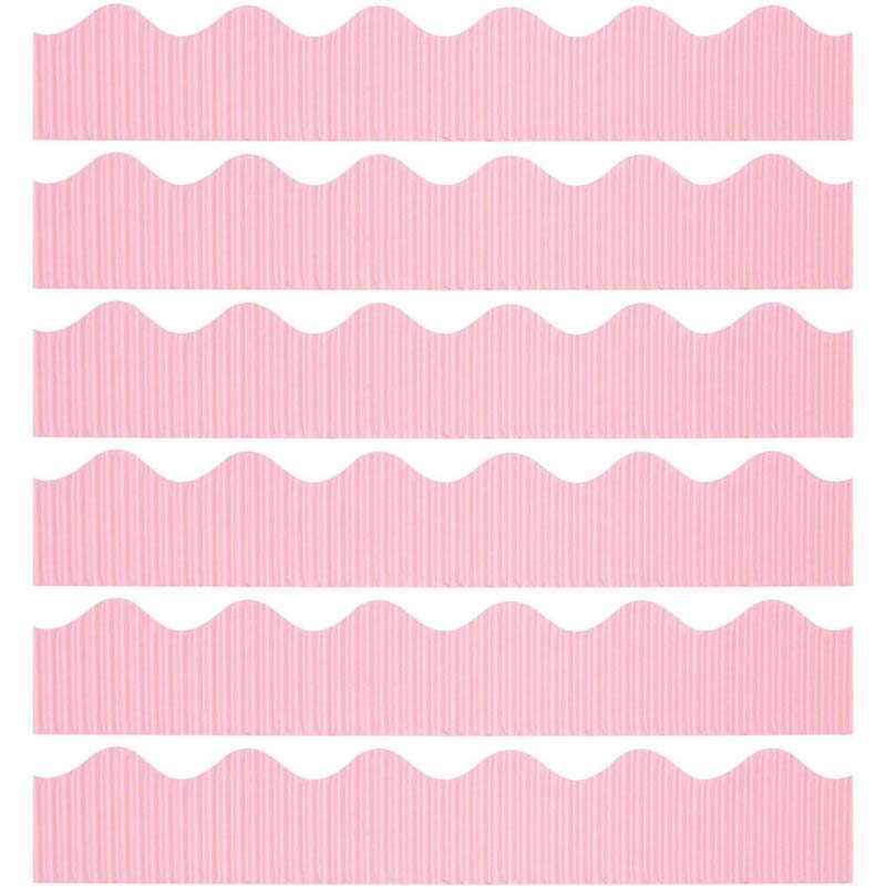 Decorative Border, Pink, 2-1/4" x 50', 6 Rolls