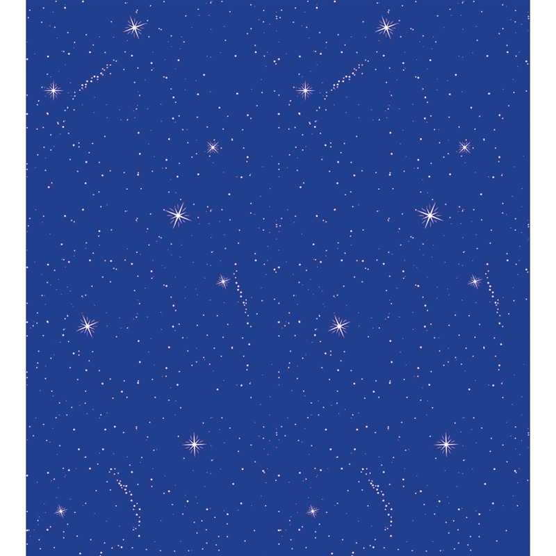 Bulletin Board Art Paper, Night Sky, 48" x 12', 4 Rolls