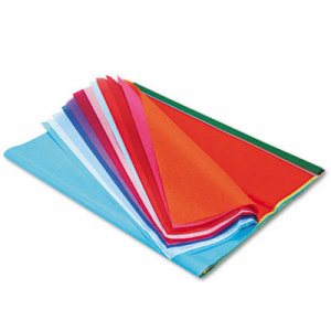 Deluxe Bleeding Art Tissue, 20 Assorted Colors, 20" x 30", 20 Sheets