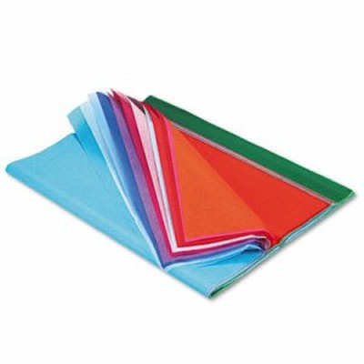 Deluxe Bleeding Art Tissue, 20 Assorted Colors, 20" x 30", 100 Sheets