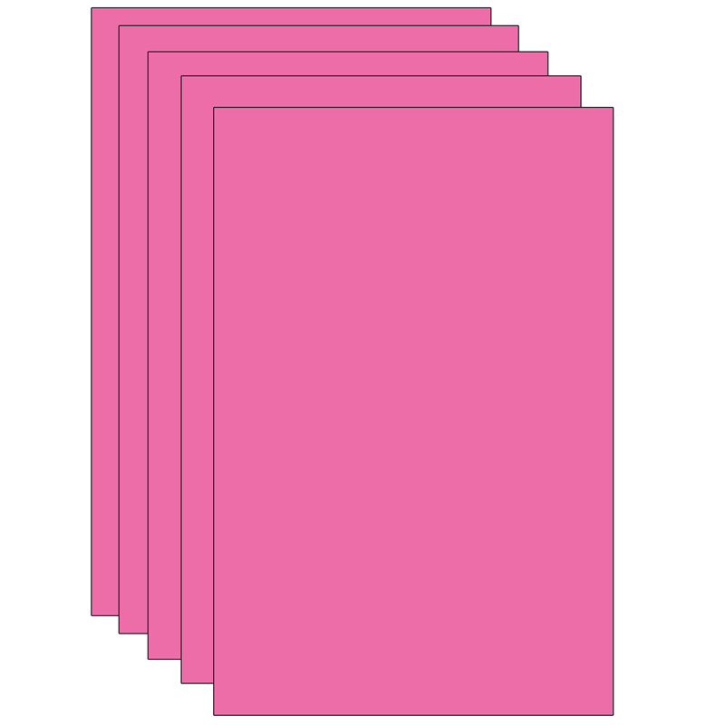 Deluxe Bleeding Art Tissue, Dark Pink, 20" x 30", 24 Sheets Per Pack, 5 Packs