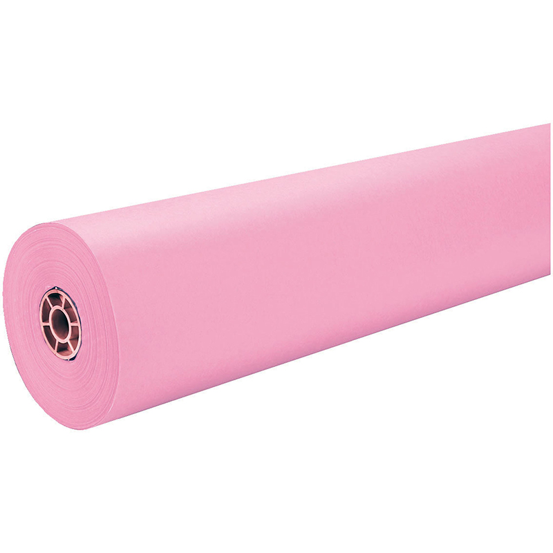 Colored Kraft Duo-Finish Paper, Pink, 36" x 100', 1 Roll