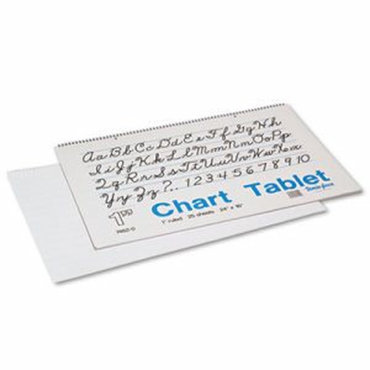 Chart Tablet, Cursive Cover, 1" Ruled, 24" x 16", 25 Sheets