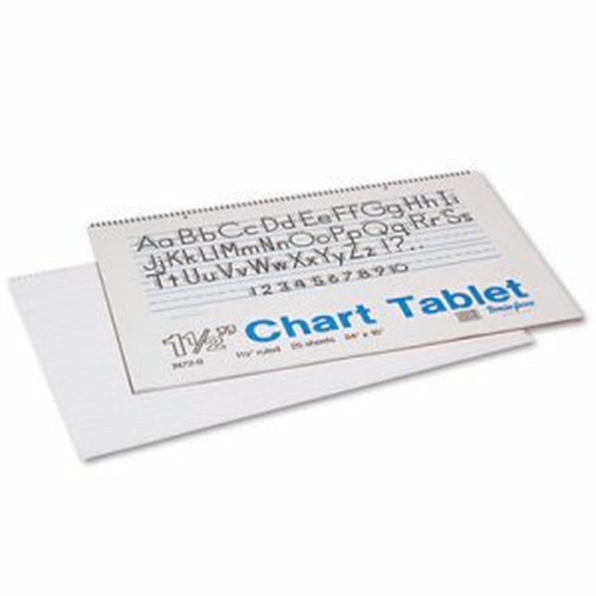 Chart Tablet, Manuscript Cover, 1-1/2" Ruled, 24" x 16", 25 Sheets