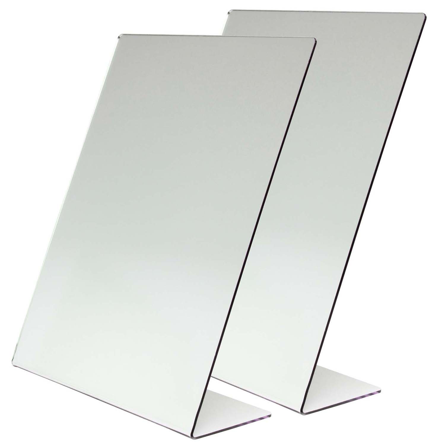 One-Sided Self-Portrait Mirror, 8-1/2" x 11", Pack of 2