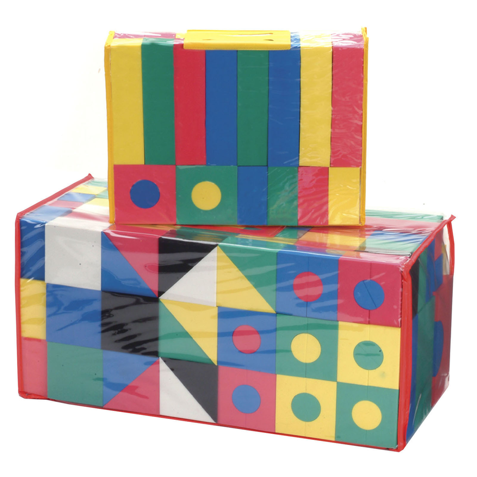 Activity Blocks, Assorted Primary Colors, Assorted Sizes, 152 Pieces