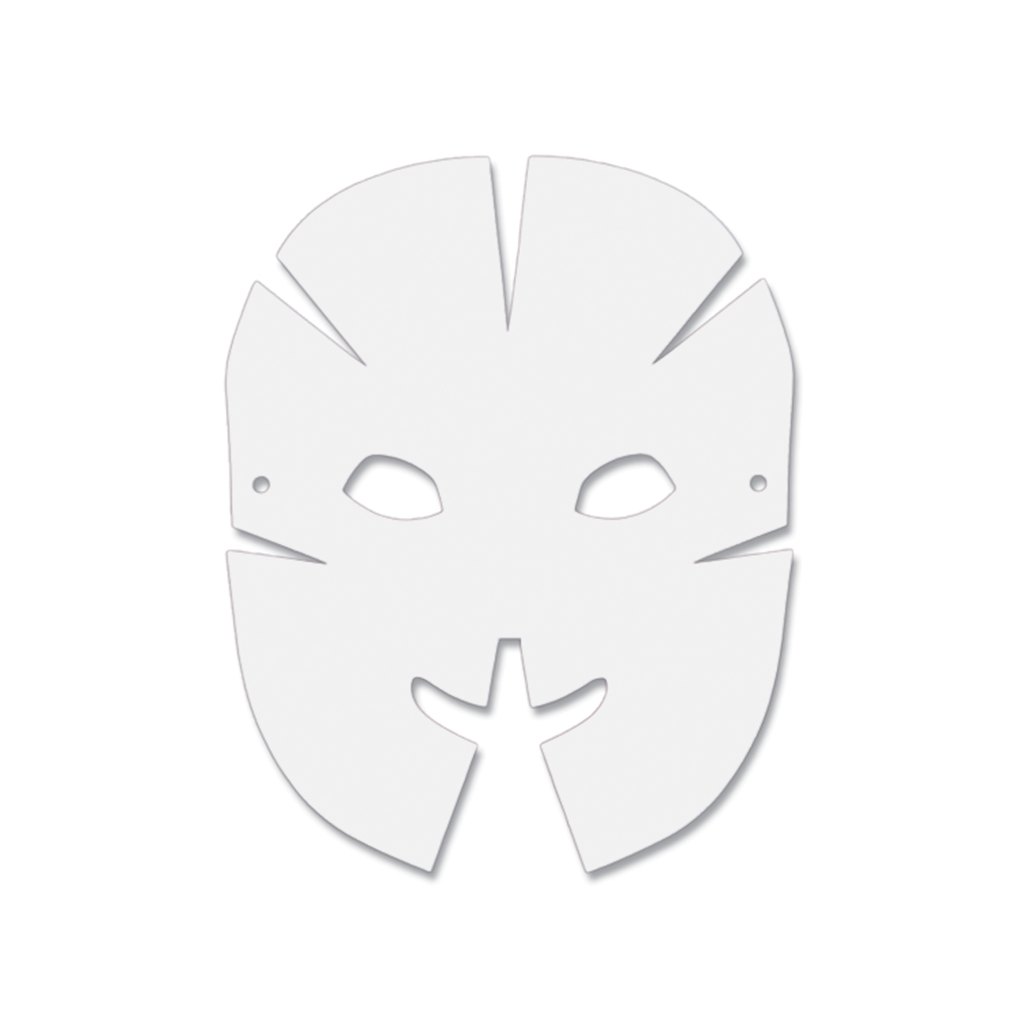 Die-Cut Dimensional Paper Masks, 10-1/2" x 8-1/4", 40 Pieces
