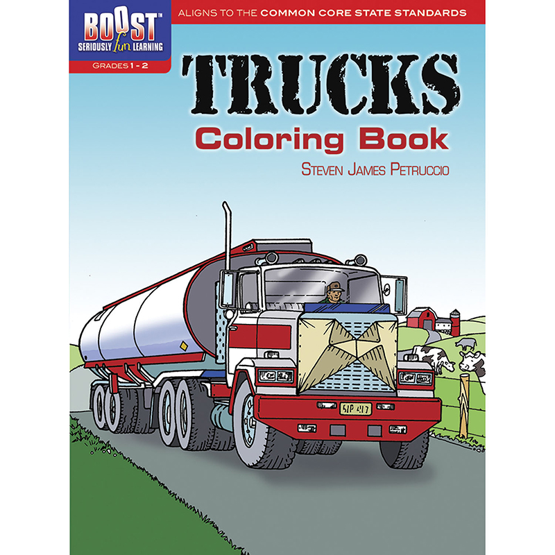 Trucks Coloring Book
