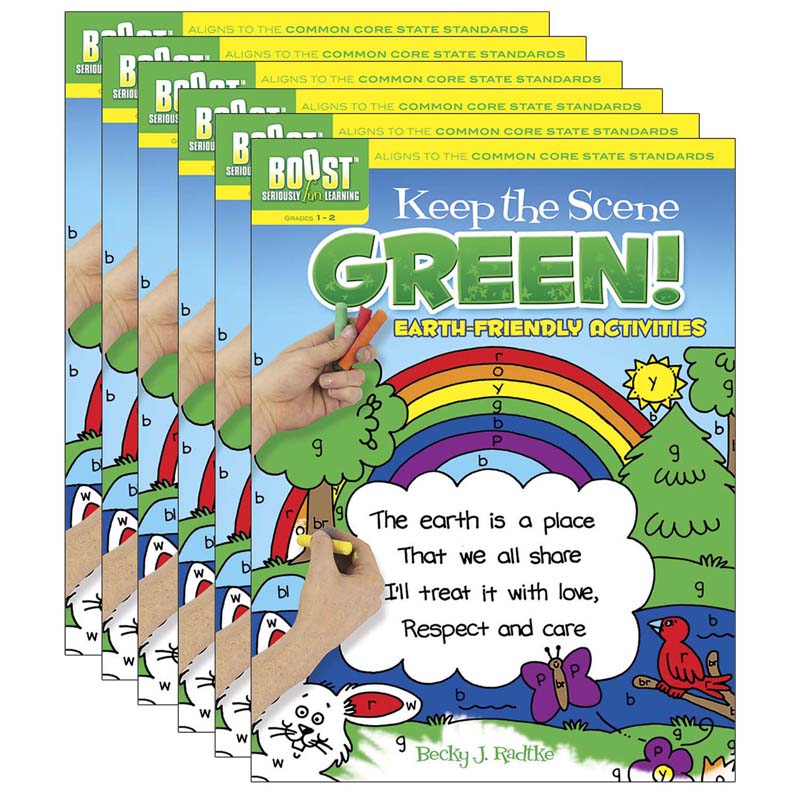 Keep the Scene Green!: Earth-Friendly Activities, Pack of 6