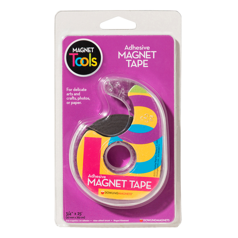 Magnet Tape in Dispenser, 3/4" x 25'