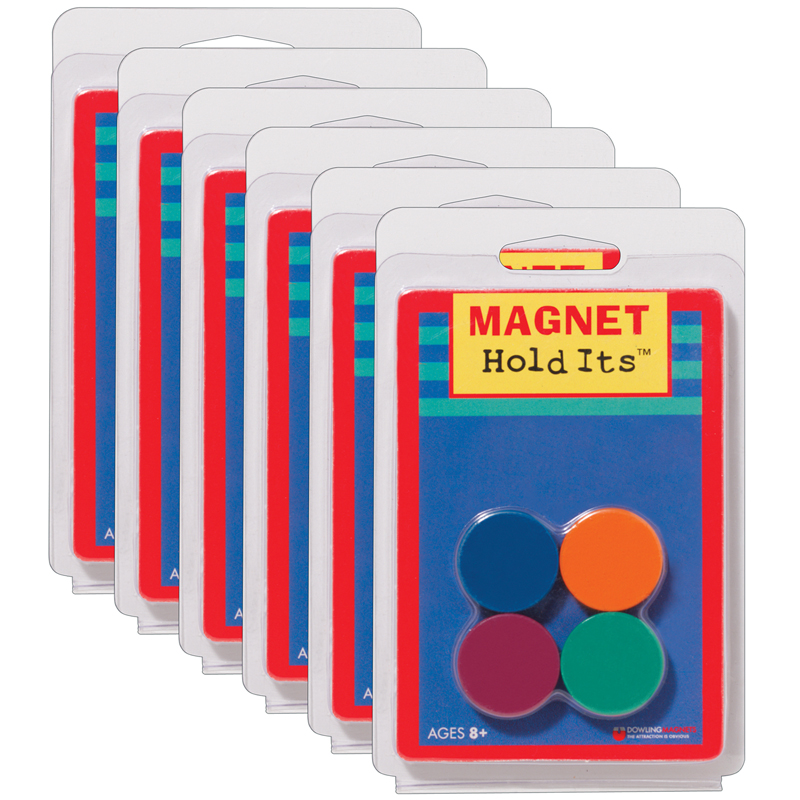Ceramic Disc Magnets, 1", 8 Per Pack, 6 Packs