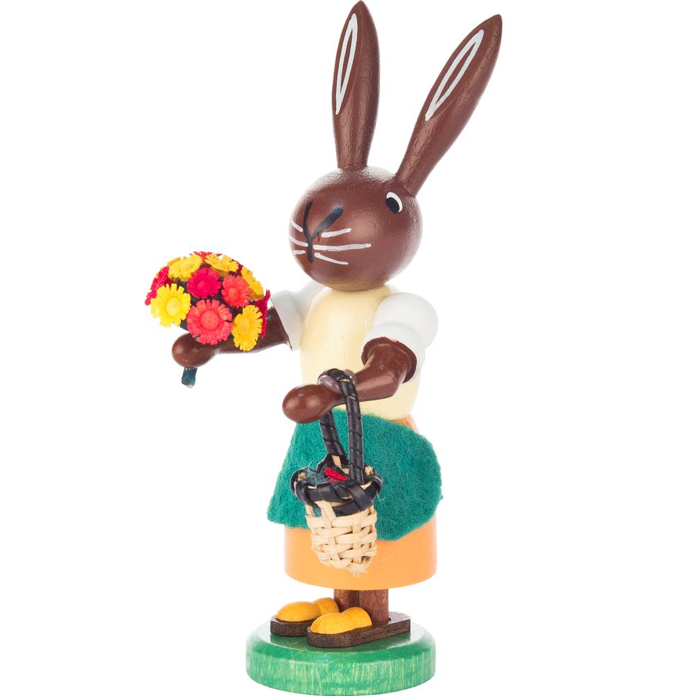 Dregeno Easter Figure - Rabbit Gardener - 3.75"H x 1.5"W x 1.5"D