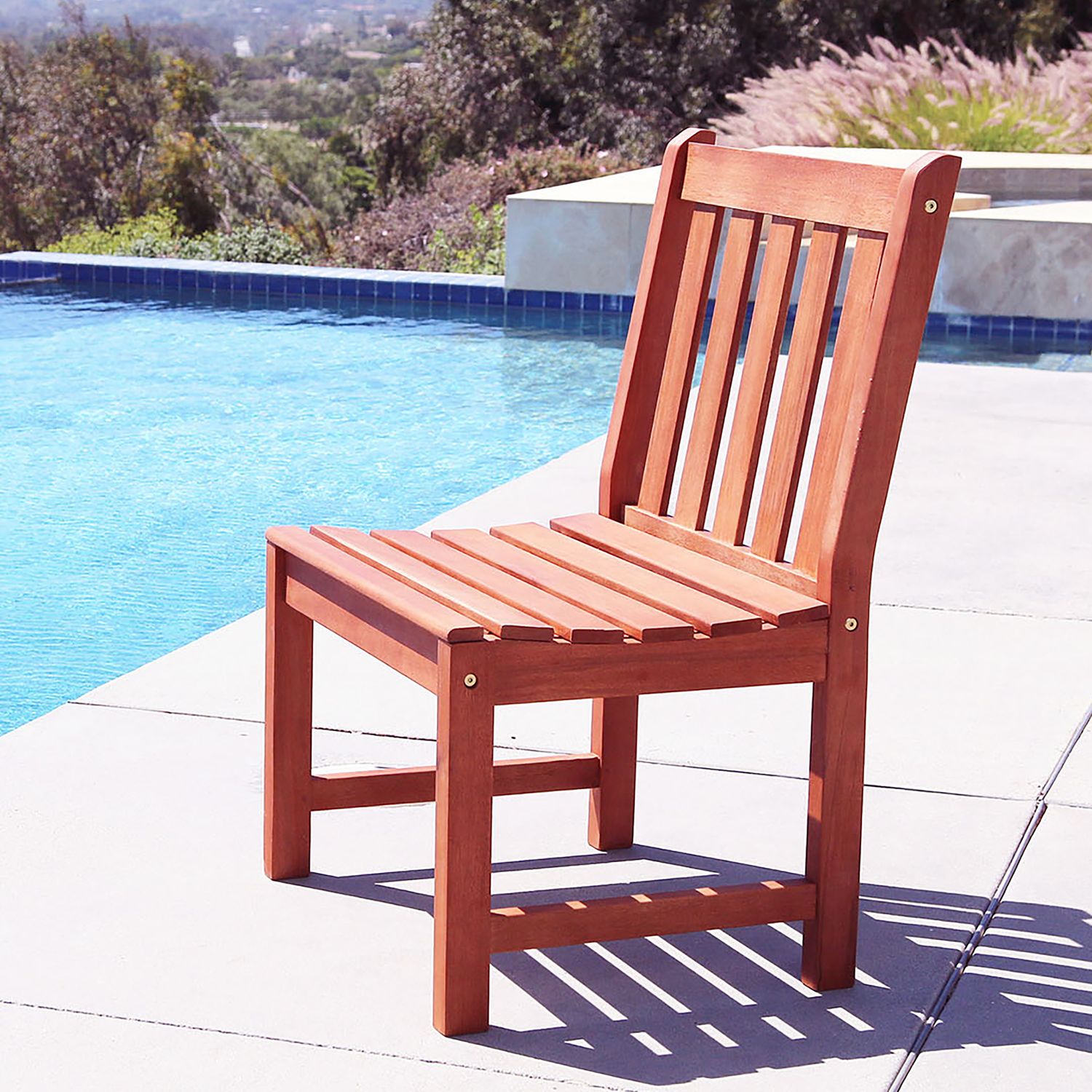 Malibu Outdoor Garden Armless Chair