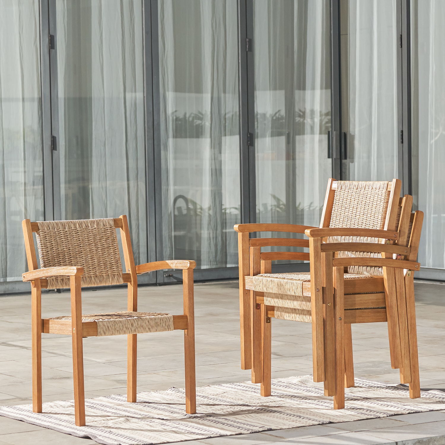 Chesapeake Wood Dining Chair - Set of Two