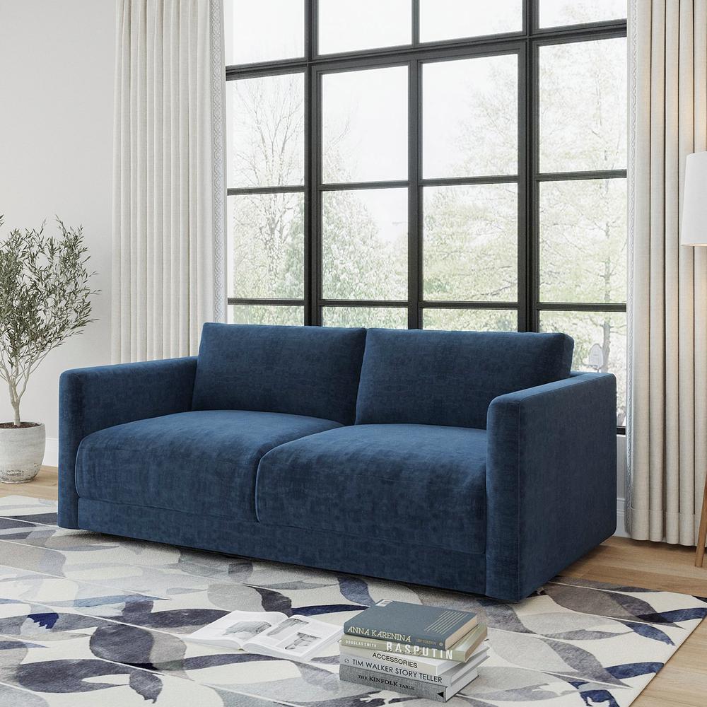 VIFAH Premium 76-inch Tuxedo 2-Seater Sofa with Back Cushions
