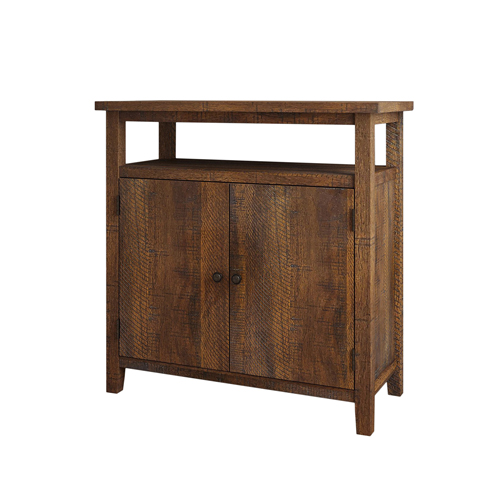 Xavier Rough Sawn Natural Wood Console Cabinet