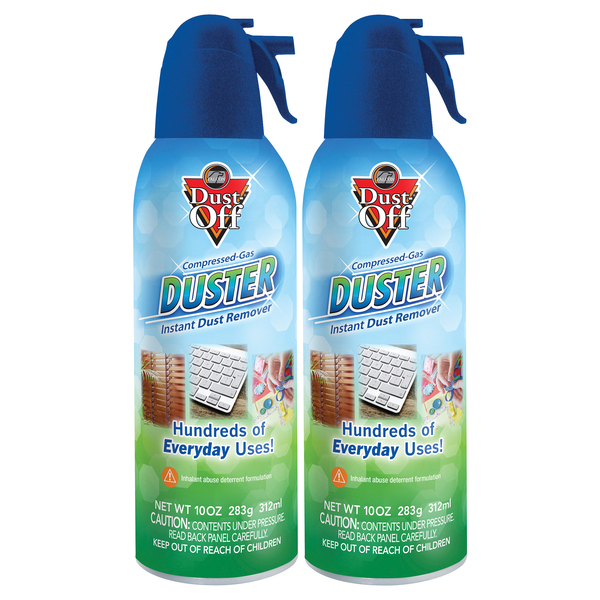 Dust-Off RET10522 Compressed Gas Duster, 2 pk