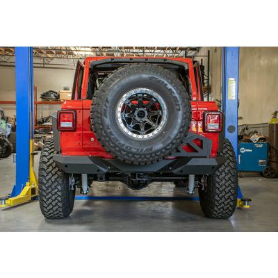 JEEP JL FRAME MOUNTED TIRE CARRIER WITH BUMPER END CAPS 18-PRESENT WRANGLER JL