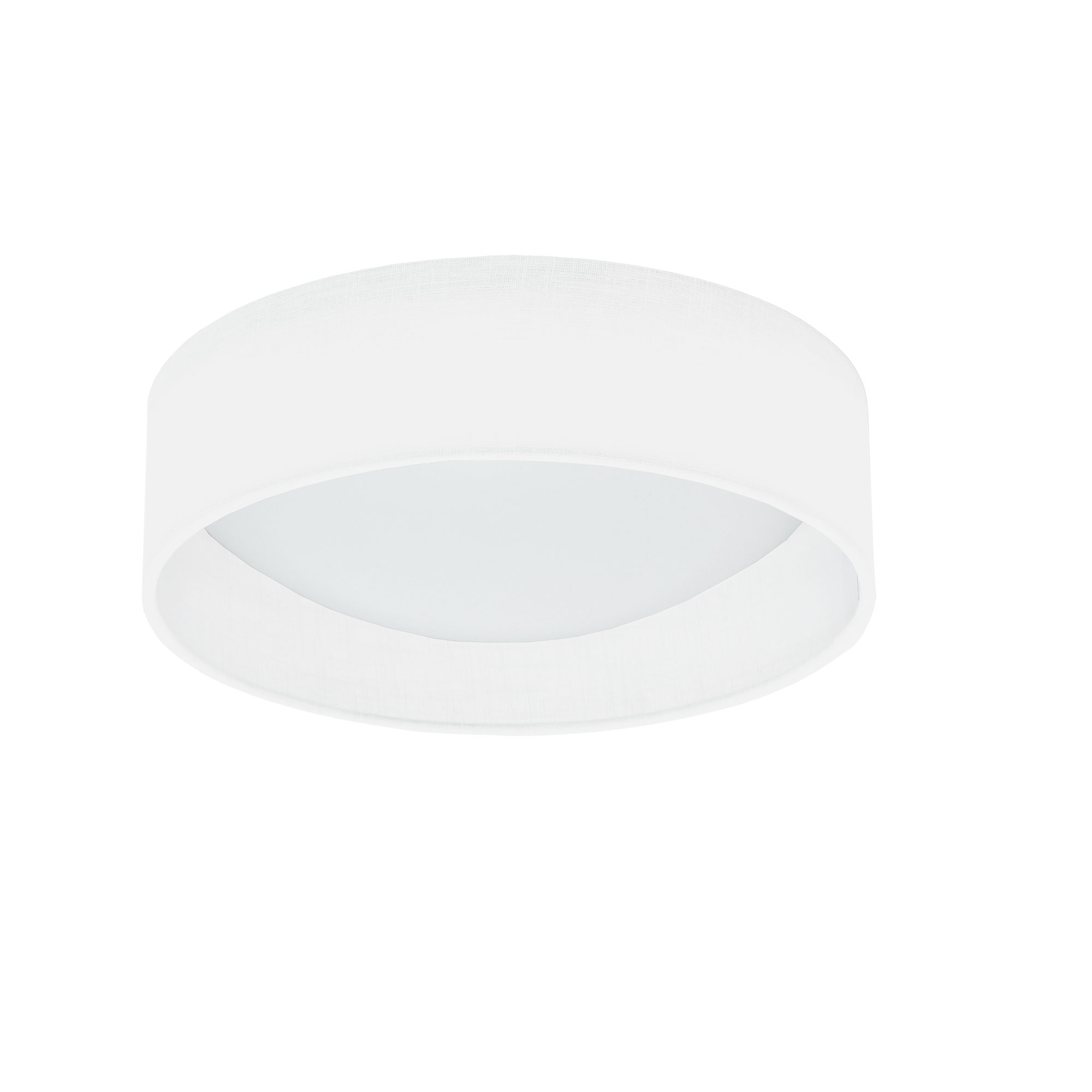 15" LED Flush Mount, White Shade