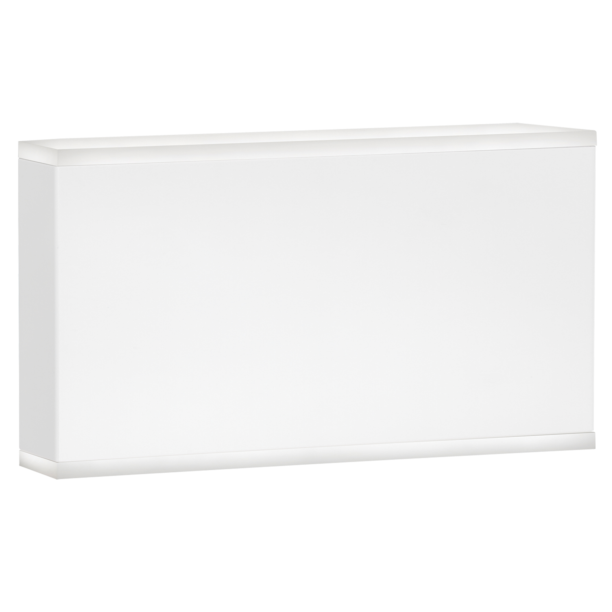 20W Wall Sconce, Matte White with Frosted Acrylic Diffuser