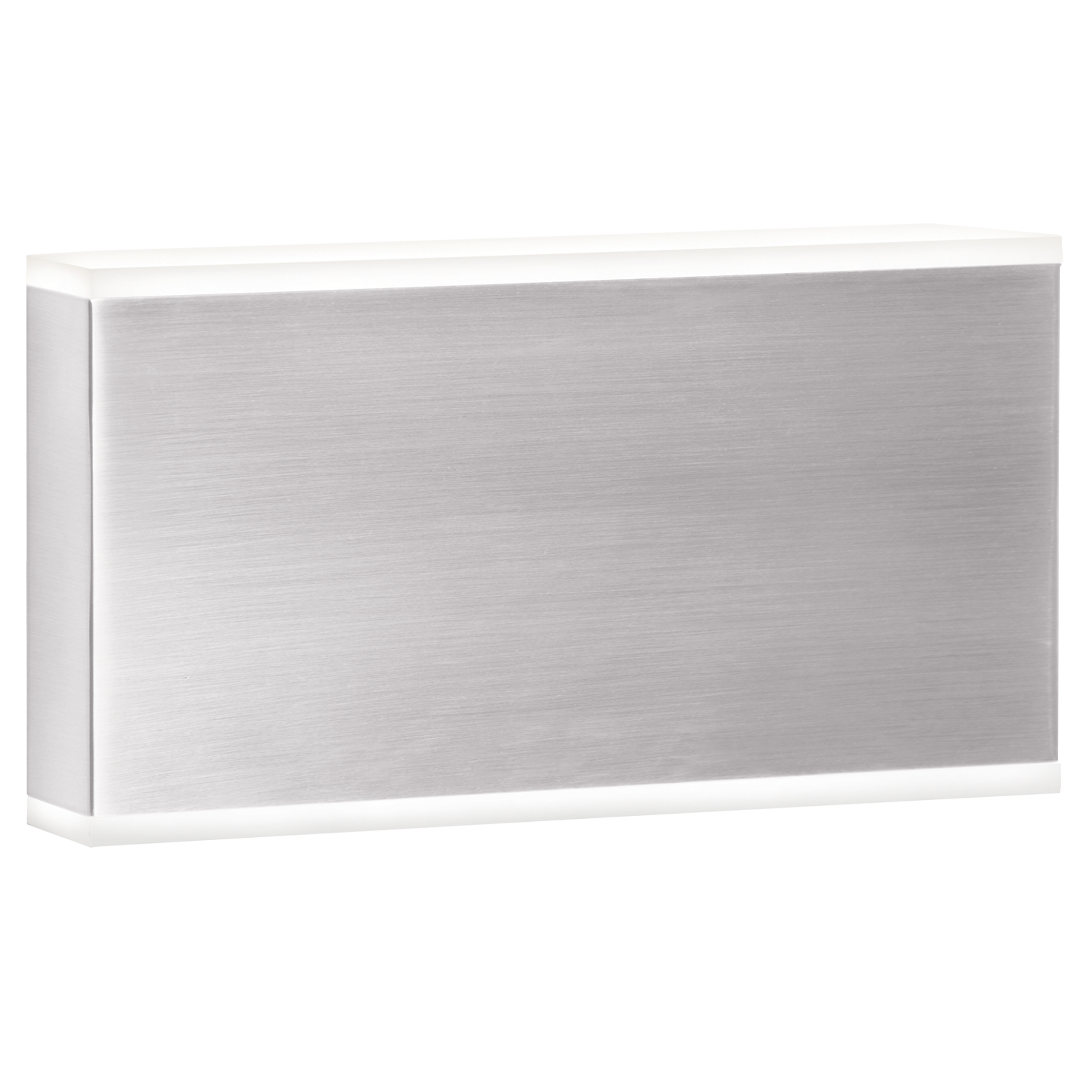 20W Wall Sconce, Satin Chrome with Frosted Acrylic Diffuser