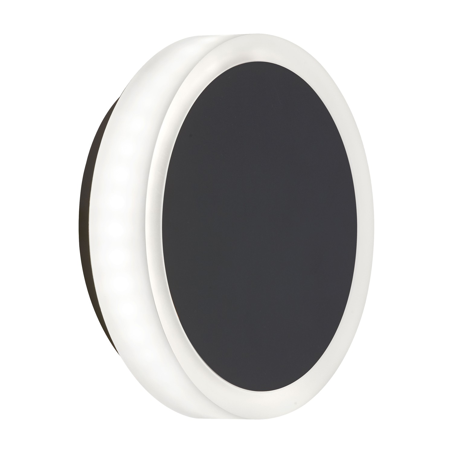 12W Matte Black Wall Sconce w/ Frosted Acrylic Diffuser