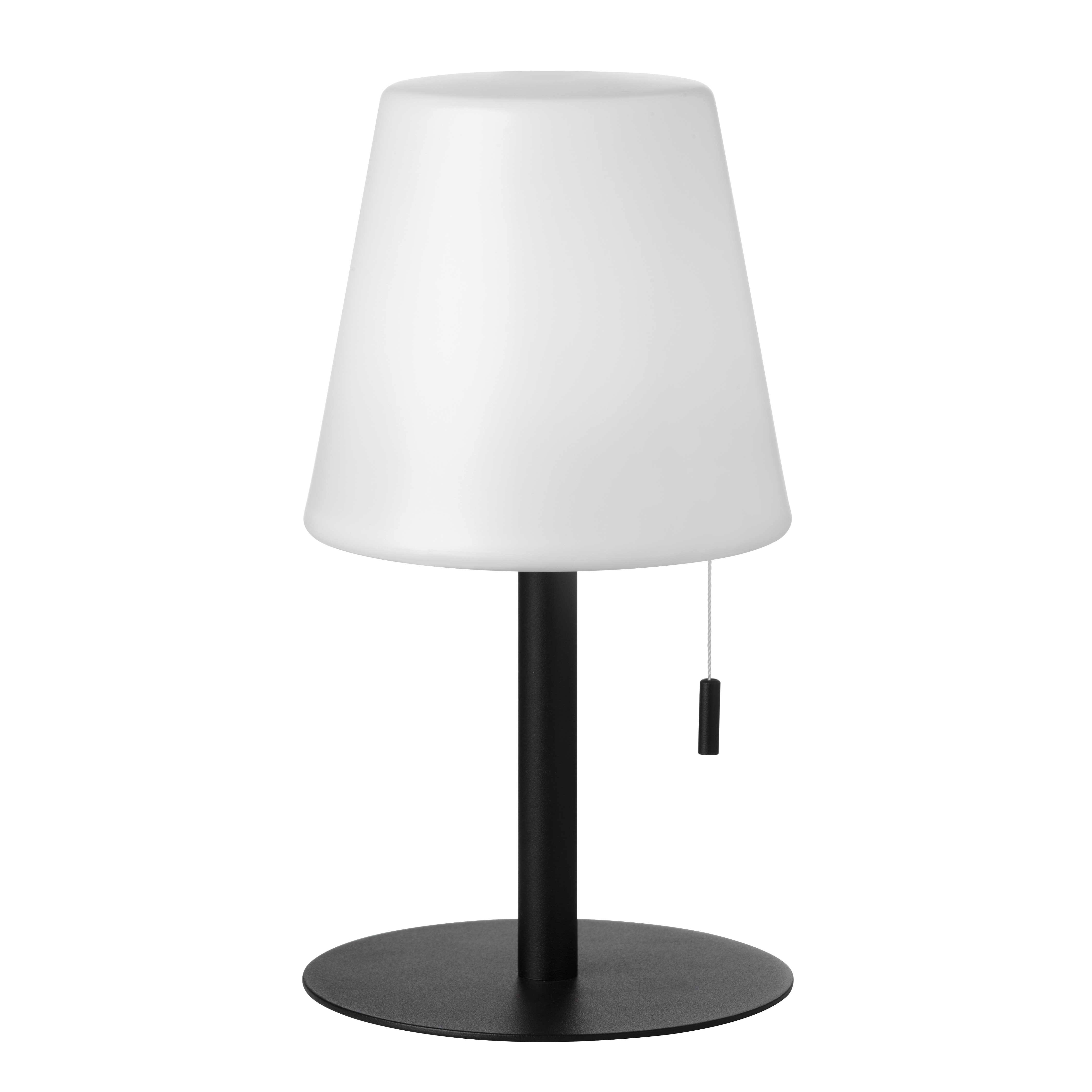 2.5W Table Lamp, Matte Black with Color Changing