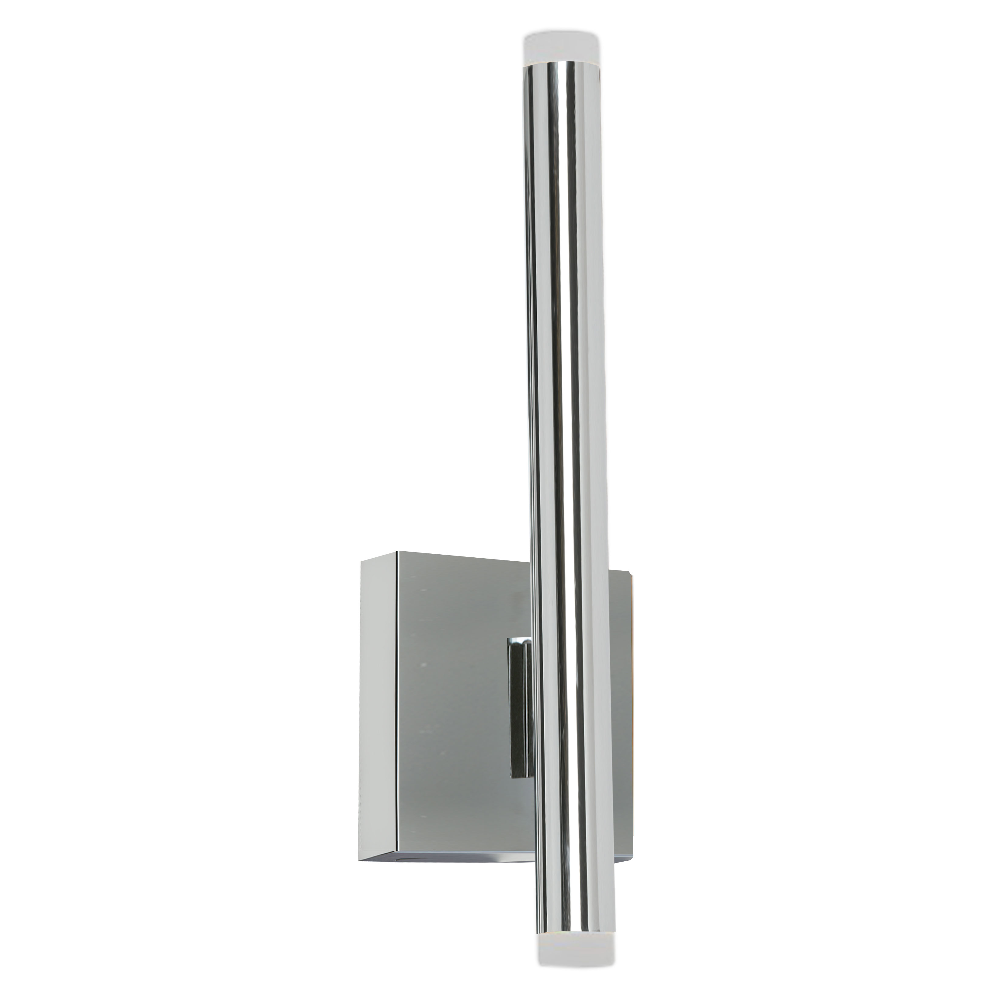 10W Wall Sconce, Polished Chrome  with White Acrylic Diffuser