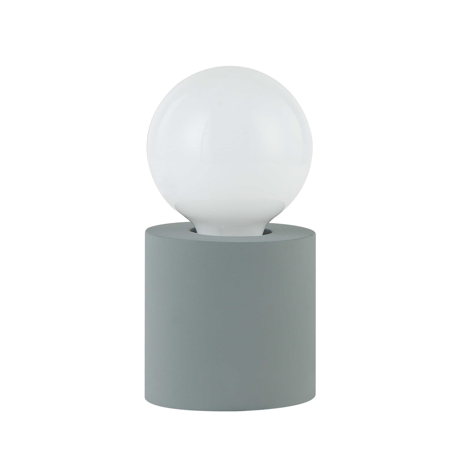 1 Light Incandescent Table Lamp Grey