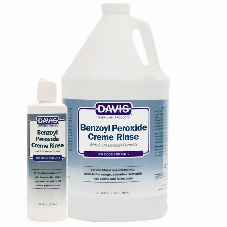 Davis Benzoyl Peroxide Creme Rinse12oz