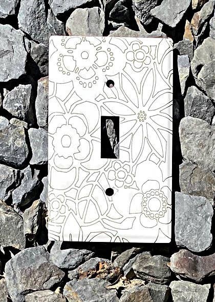Switch Plate Light Switch Cover - SingleFlowers
