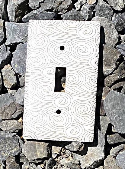Switch Plate Light Switch Cover - DoubleSwirls